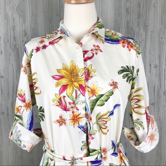 Zara Floral midi dress - Picture 2 of 8